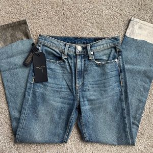 NWT Rag & Bone jeans Bilbury ankle cigarette size 24